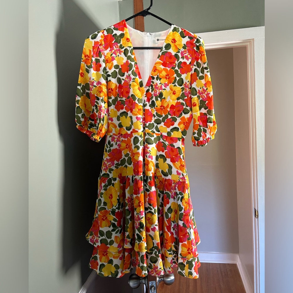 WORN ONCE | Impeccable Pig floral dress.  Size small.